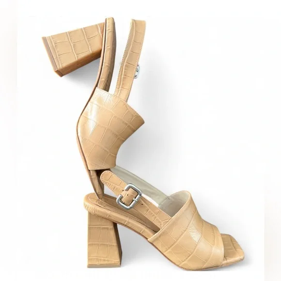 LIKE NEW🌟FREDA SALVADOR | SZ 6 | Cecilia Leather Block Heel Sandal - Picture 3 of 6